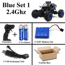 Load image into Gallery viewer, Rock Crawler RC Car Dark Blue