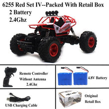 Load image into Gallery viewer, Rock Crawler Red RC Car